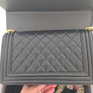 beautiful black purse